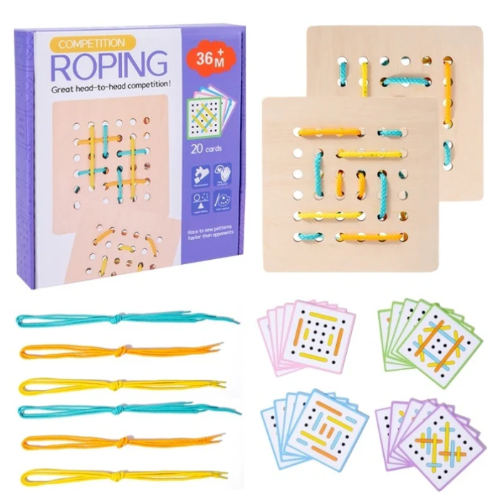 Montessori Touwspel – Stimuleer Creativiteit en Ontwikkeling