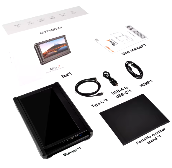 Gtmedia Mate X Draagbare Dual Screen Monitor