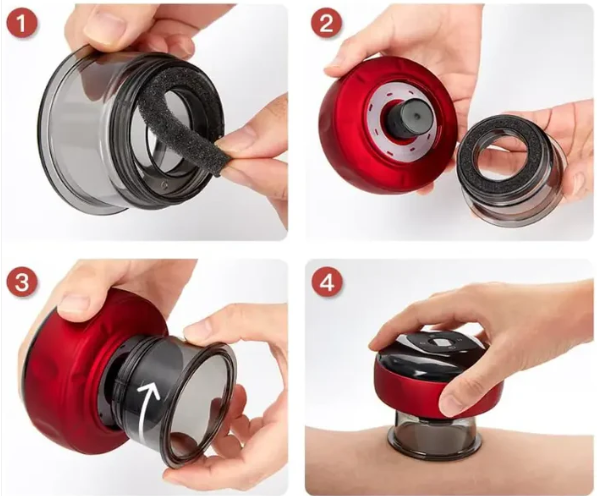 Massage Cup met warmte